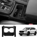 Karltys for Honda CRV Center Console Organizer Tray 2023-2025 2026, CR-V Cup Holder Gear Shift Storage Box, ABS Drink Holder Insert Protector Interior Accessories
