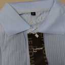 Polo Shirts for Men Short Sleeve Summer Casual Golf Shirts Collared Textured Slim Fit Button Men's Polo T Shirts Medium