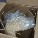 3-Light Rattan Pendant Light,13.77" Rustic Oval Hanging Light,Wicker Pendant Light Hand-Woven Rattan Chandelier for Public Place Dining Living Bedroom Kitchen Farmhouse