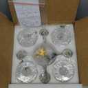 4 Light Semi Flush Mount Ceiling Light Brushed Gold Kitchen Lighting Fixtures Ceiling Brass Hallway Cieling Lights Fixture with Clear Glass Shade for Bedroom Dining Room