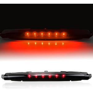 Third 3rd Brake Light Fit for Chevrolet Trailblazer/Fit for GMC Envoy/Fit for Buick Rainier 2002-2009, Center High Mount Stop Lamp Rear Cargo LED Light (Smoke Lens)