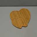 BinaryABC Heart Shaped Charcuterie Board Wood Serving Platters and Trays Side Dish Serving Trays,Mother Day Table Decorations Supplies
