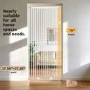 78.74" Extra Tall Cat Gate for Doorway, Wide Adjustable 27.56"-32.28" No Drilling Pet Proof Safety Door Gate, Pressure Mount Full Dog Barrier for Stairs Kitchen House-White