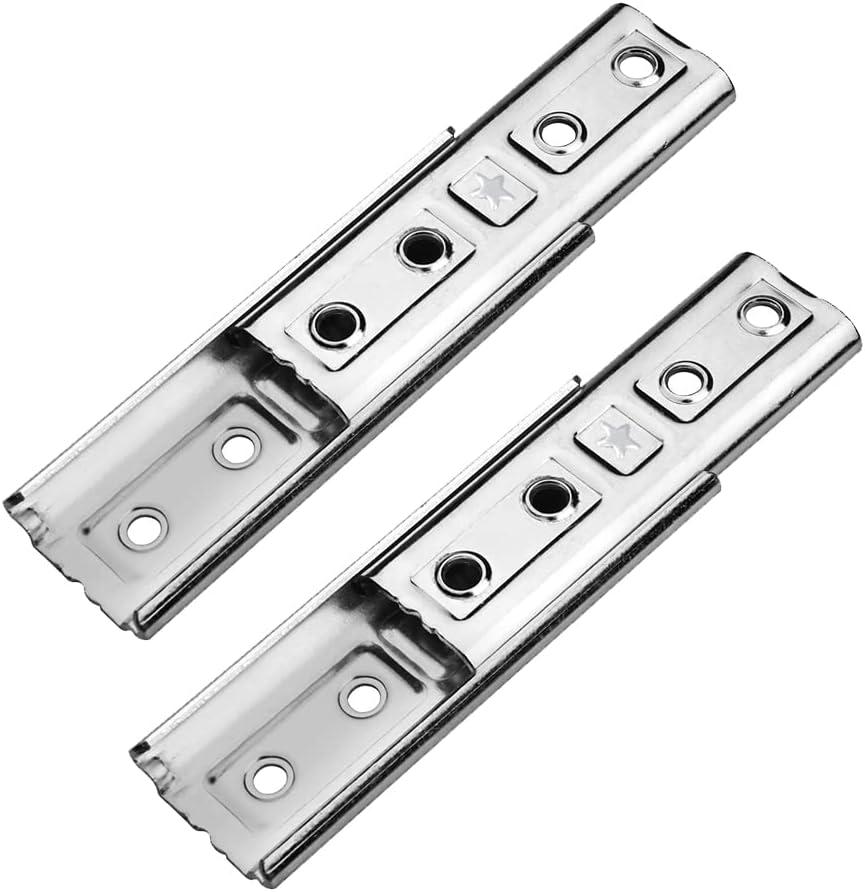Sofa Latch,Bed Replacement Parts,Heavy Duty Connector Bracket Interlocking Tapered Hardware Accessories Furniture Connector for Furniture, Sofa, Bed (2 Pairs)