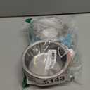 Stainless Steel Removable Pet Food Bowl, Anti-overturn Water Feeder Container, Suitable for Small Dog/Cat/Rabbit, 2 Set of Crate Bowls, Easy to Install and Clean (Pink/Blue)