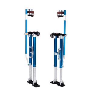 Painting Drywall Stilts,Adjustable Aluminum Tool Stilt for Plastering,24" Sheetrock Stilts,Professional Drywall Stilts, Blue
