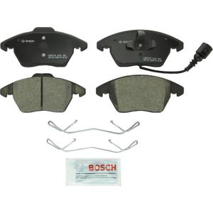 BOSCH BC1107 QuietCast Premium Ceramic Disc Brake Pad Set - Compatible with Select Audi A3, TT; Volkswagen Beetle, CC, Eos, Golf, GTI, Jetta, Passat, Passat CC; Rabbit + More; FRONT
