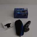 Philips Norelco Shaver 3900 Series, Wet and Dry Electric Shaver, P-Cap, Travel Pouch, Charging Stand, Storm Blue, Model S3341/92 (Silver New)