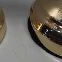 OwnMy 2PCS Crystal Crown Candlestick Holders Tea Light Holders Metal Tealight Candelabra, Gold Crystal Votive Candlesticks Set Elegant Candle Stick Holder Candle Centerpiece for Dining Table, 14" H (35CM)