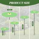 Abbylike 4 Pack 39 Inch Tall Plant Umbrellas for Outdoor Plants, Garden Umbrellas for Flower Adjustable Extend Sun Shade Covers for Potted Plants, Garden Beds, Patio Flowers