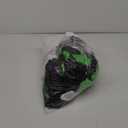 8FT Halloween Inflatables Spider Outdoor Decorations for Yard, Giant Blow up Green Spider with Rotating Fire Flame Light, Large Spooky Spider Props for Halloween Party Garden Lawn House Holiday Decor