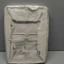 StorageWorks Storage Bins, Shelves Baskets for Organizing, Fabric Closet Organizers with Handles, Metal Frame, Beige-Cotton-linen, 2-Pack (14 " L x 10 " W x 8 " H)