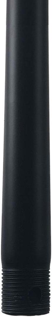 18in Ceiling Fan Extension Downrod in Matte Black for Modern Forms Smart Fans
