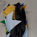 16PCS 8" Large Cheer Hair Bows Ponytail Holder Elastic Band Handmade for Cheerleading Teen Girls College Sports (Multi-colored, 1 Count (Pack of 16))