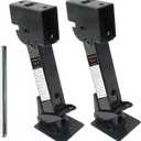 Pair of Trailer Stabilizer Jacks Telescoping RV Camper Accessories for Travel 450kg(1000 Lbs) Capacity Each, 11.5"-18"