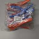 2 x 6 Pcs Crawfish Peeler, Sturdy and Practical Crayfish Shelling Device, Convenient and Smart Seafood Sheller Tool for Families and Restaurants (6, Blue/Orange/Red)