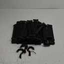 30 Pack Skirt Hangers Pants Hangers with Clips 360 Swivel Hooks Space Saving Hangers for Pants, Skirts, Clothes, Jeans, Black