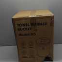 Live Fine Towel Warmer | Bucket Style Luxury Heater with LED Display, Adjustable Timer, Auto Shut-Off | Fits 40 x 70 Oversized Towel (White)