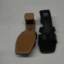 SM New York NIB Strappy Black Brown Heeled Sandals Open Toe Block Heel Womens

 8.5