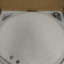 42" Retractable Ceiling Fan with Lights, Slim Fandelier Ceiling Fans with Lights and Remote, Dimmable 6 Speed Silent Modern Ceiling Fan with Light for Bedroom Living Room Kitchen-White