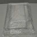 GUDEMAY Clear Stackable Plastic Storage Bins with Lid, Dustproof Acrylic Display Case for Collectibles, Large Figures Showcase, Shoe Storage Box, Closet Organizer for Book Cosmetic Purse (L, Count, 1)