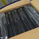AHEONLAR 3 Pack 4x2x1.5ft Galvanized Raised Garden Bed Outdoor, Sturdy Planter Boxes for Vegetables, Fruits, Flowers and Plants, Easy Assembly, Black, 4x2x1.5ft