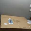 Foldable Grid Wall Panel, 6' x 4.25' Ft Grid wall Display Stand with Notice board, Heavy Duty Sturdy Floor standing Wire Grid Display Rack, Movable Silent Wheel, Ideal for Retail & Art Craft Fairs (Black)