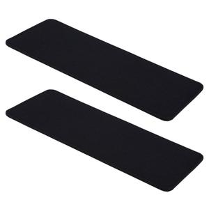 NICENEEDED 2 PCS Felt Bag Base Shaper, 14.8 x 6.7 Inch Bag Bottom Shaper Pad Purse Liner Board Insert, Black Arc Corner for Handbags Tote Crossbody Bag Backpack
