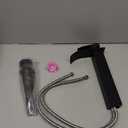 RUMOSE Tall Bathroom Faucet Vessel Sink Faucet with Drain, Matte Black