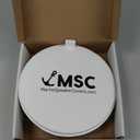 7.7" Marine Speaker Cover Boat Speaker Protector with Sun, Water, Dust, UV Protection, Military-Grade Silicone Design, White Case with Black Logo, Sold as Pair (195mm)