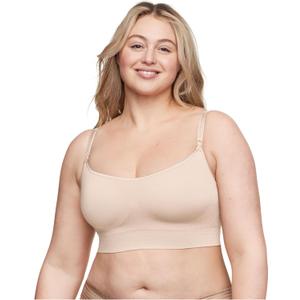 Warner's Blissful Benefits Women's Dig-Free Comfort Band with Seamless Stretch Wireless Lightly Lined Comfort Bra RM0911W, Small