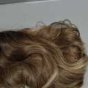 NAYOO Long Ombre Blonde Wavy Wig for Women 26 Inch Middle Part Curly Wavy Wig Natural Looking Synthetic Heat Resistant Fiber for Daily Party Use (Ombre Blonde)