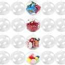20 Pack Clear Ornaments Balls,Accfore DIY Plastic Fillable Christmas Decorations Tree Balls Baubles Craft Transparent Ball Gifts for Christmas Wedding Party New Years Present Home Decor,50mm Pack of 2
