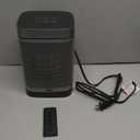 DREO Space Heater, 1500W Portable Electric Heaters for Indoor Use, PTC Ceramic Heater for Office with Remote, Thermostat, 70Oscillation, 12H Timer, 5 Modes, Safe Quiet Room Heater for Bedroom (Silver)