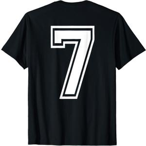 67 Six Seven Meme Matching Halloween Costume (On Back) T-Shirt, Large