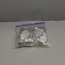 300 pcs Button Maker Supplies, 58mm/2.28 inch Button Supplies Parts, (Approx. 2.25 inch) Round Badge Blank Button Pins, Includes Metal Pin Back Cover, Metal Cover, Clear Film