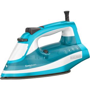 BLACK+DECKER IR16X One-Step Garment Steam Iron with Stainless Nonstick Soleplate, One Size, Turquoise