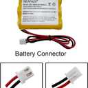 3.6v 1000mAh Ni-CD Exit Sign Emergency Light Battery Pack Compatible with OSA107 PowerSonic A5289-1 DISON KRH-15/51 KRH15/51 JLEU9 (2-Pack)