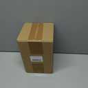 Rustic Farmhouse Flower Ceramic Striped Vase, White and Brown Decorative Ceramic Modern Floral Vase for Bouquet, Cottage Home Core Decor, Tabletop Bedroom Office Bookshelf Living Room Wedding 7.7 Inch