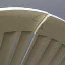 Ekena Millwork 24"W x 24"H x 1 1/8"P, Round Gable Vent Louver, Functional