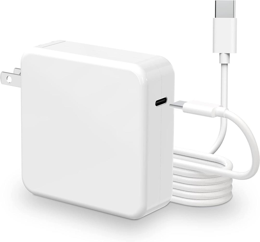 Macbook Pro Charger - 100W USB C Charger Compatible with MacBook Pro 16, 15, 14, 13 Inch, MacBook Air M1 M2 M3 M4, iPad Pro/Air and All Type C Device, Type C to C Power Adapter
