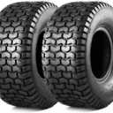 MaxAuto 2 PCs 11 x 4 x 5 11x4.00-5 Turf Tire for Lawn & Garden Golf cart Mower Black