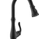 Kitchen Faucets, Sweep Spray Mode, Kitchen Sink Faucet, Sink Faucet, Kitchen Faucet Pull Down, RV faucets Kitchen, PB1013 (Black)