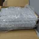 Yociyoga 8Tier Stackable Closet Organizers and Storage Shelves, Foldable Closet Shelf Organizer, Stackable Storage Bins Drawers for Closet Organizer System, White(Patent Pending)