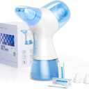Nasal Irrigation System, Electric Sinus Rinse Machine with 30 Salt Packets, Dual Water Tank Self-Cleaning and Automatic Waste Collection, Nasal Washer for Congestion & Sinus Care