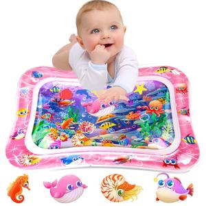 Infinno Tummy Time Mat Premium Baby Water Play Mat for Infants and Toddlers Baby Toys for 3 to 24 Months, Strengthen Your Baby's Muscles, Pink Theme Toys Infinno Tummy Time Mat Premium Baby Water Play Mat for Infants and Toddlers Baby Toys for 3 to 24 Months, Strengthen Your Baby's Muscles, Pink Theme Toys