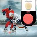 Deekin Ice Hockey Puck Glow in The Dark Pucks Floor Party Pucks Bulk Street Hockey Puck for Adults Outdoor Gifts Practicing & Training (Red)