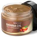 Batana Oil for Hair Growth, 100% Raw Organic Batana Oil for Hair Loss, for Dry, Damaged Hair, Eliminates Split Ends, Enhances Thickness & Increases Shine - 4.23 Oz