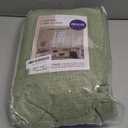 MIULEE Linen Texture Curtains for Bedroom Solid 100% Blackout Thermal Insulated Sage Green Curtains Grommet Room Darkening Drapes for Living Room Nursery 52x96 Inch (2 Panels)