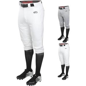 Rawlings | Men’s Launch Series Baseball Pants | Knicker Fit | Adult Sizes | Solid Large